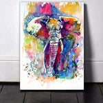 Peinture Éléphant Abstrait