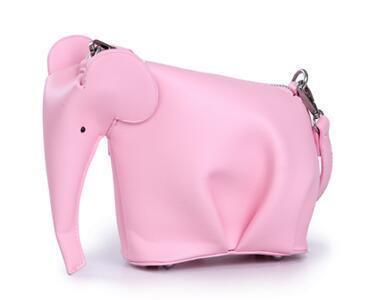 Porte-bonheur éléphant Strass Blanc – Bijou De Sac à Main En Métal Argenté Sans Nickel, Neuf