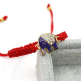 Bracelet Éléphant couleur Mauve