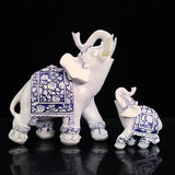 Statue Éléphant Porcelaine