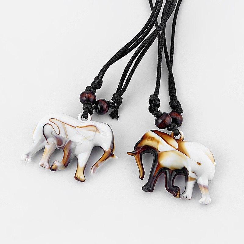 Collier Pendentif éléphant Ethnique - Style Bohème, Multicolore, Alliage, Neuf Avec étiquettes