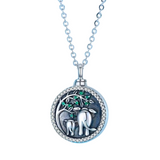 Pendentif Éléphant<br/> Rond & Discret