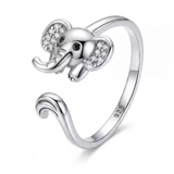 Bague Éléphant<br/> Tête Sacrée