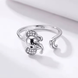 Bague Éléphant<br/> Tête Sacrée