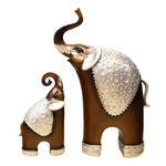 Statue Éléphant<br/> Animaux Sacrés (2 pièces)