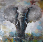 Peinture Abstrait Eléphant