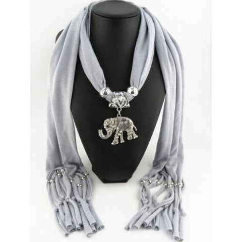 Collier foulard bijoux