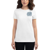T-shirt Femme Éléphanteau de Monde-Éléphant