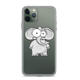 Coque iPhone Dessin Éléphant