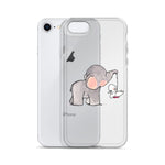 Coque iPhone Éléphant et lapin