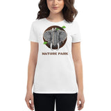 T-shirt Femme Éléphant Nature Park