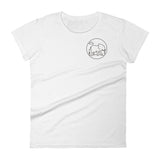 T-shirt Femme Blanc Éléphant Imprimé