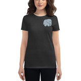 T-shirt Femme Éléphanteau de Monde-Éléphant