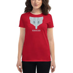 T-shirt Femme Rouge Éléphant Riders