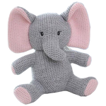 Peluche éléphant mignon en tricot