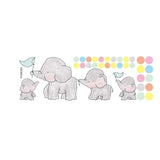 Stickers Éléphant<br/> en Famille