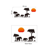 Sticker Éléphant<br/> Safari