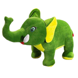 Peluche Éléphant Vert Jaune 