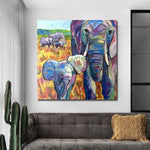 Éléphant Peinture décoration