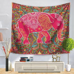 tapisserie murale indienne elephant