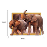 Sticker Éléphant<br/> En 3D
