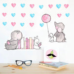 Stickers Coeur Rose