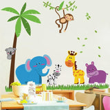stickers animaux jungle