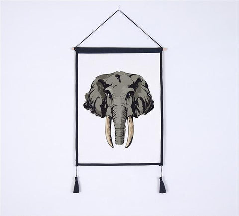 Poster Peinture Éléphant
