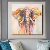 Peinture Artistique Éléphant