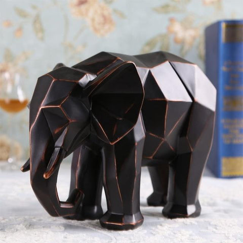 Figurine Éléphant Trompe en Bas
