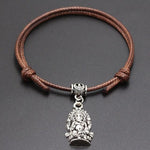Bracelet Éléphant Bouddha Brun