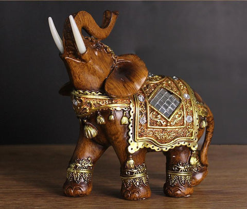 Feng shui - Statuette - Éléphant / Grenouille avec piêëce Feng shui - Statuette - Éléphant / Grenouille avec piêëce