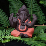Statue Éléphant Ganesh Rouge