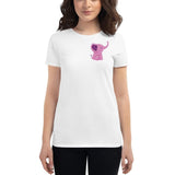 T-shirt Femme Éléphant Rose