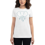 T-shirt Femme Tête d'Éléphant
